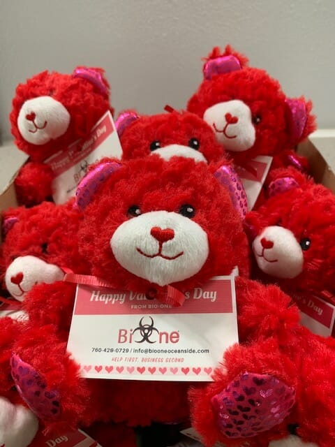 Bio-One Valentine's Day Bears Bio-One Valentine's Day Bears