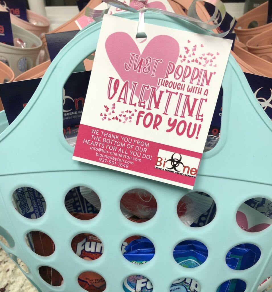 Bio-One Valentine's Day Gift Bags for Police Departments Bio-One Valentine's Day Gift Bags for Police Departments